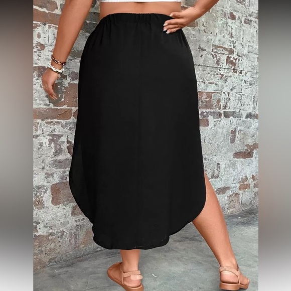 Elegant Dusty Blue  Women's Skirt - Picture 7 of 16